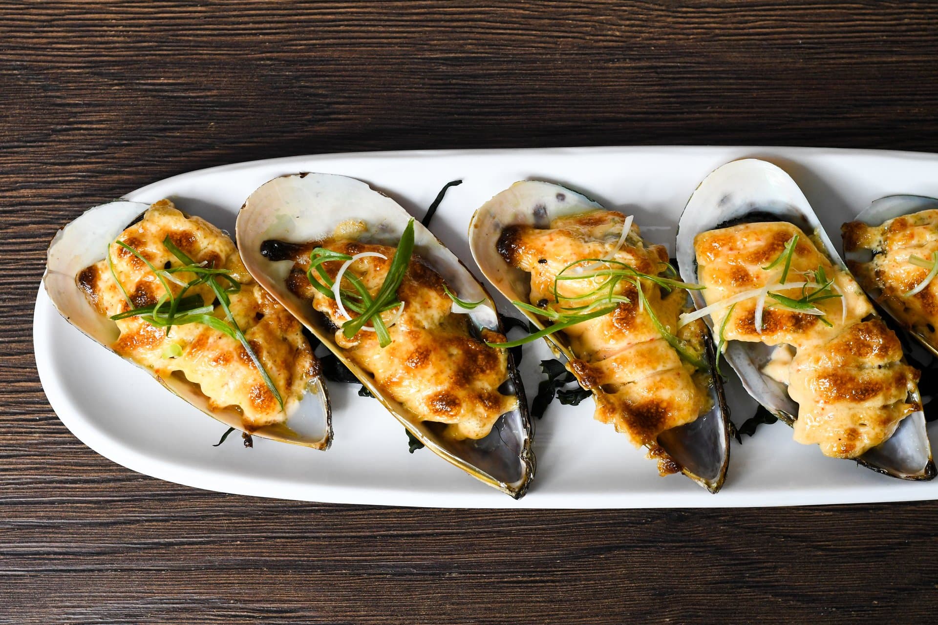 BAKED MUSSELS
